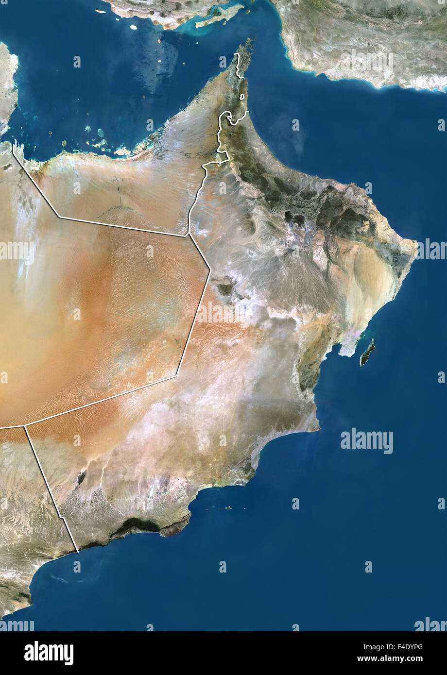 Map Satellite Geography Oman High Resolution Stock Photography And Images Alamy Cartina Oman Satellite