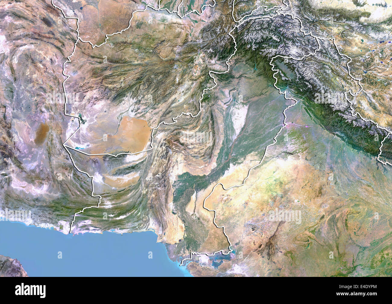 Satellite image of karachi hi-res stock photography and images - Alamy