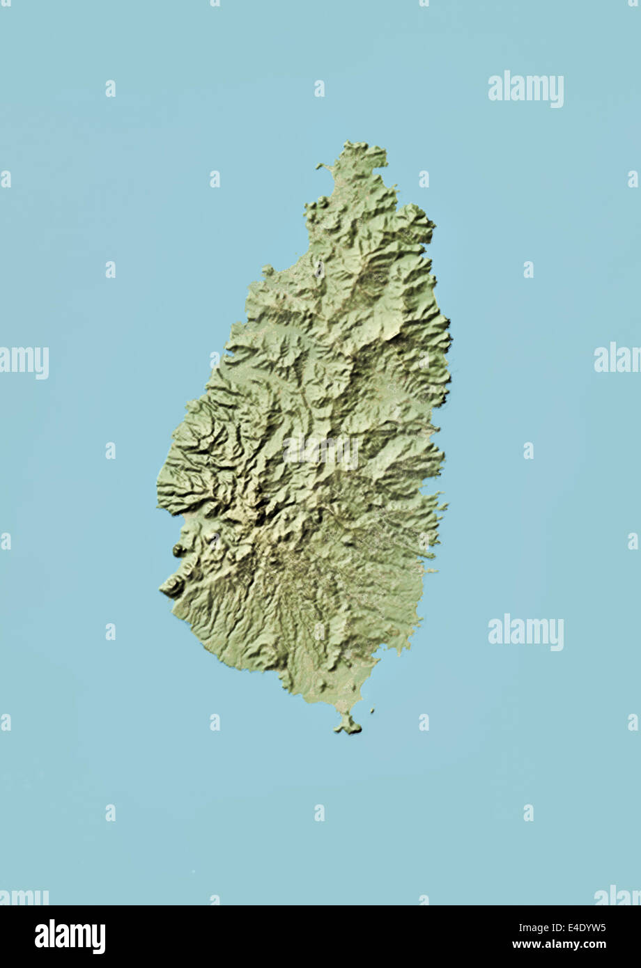St Lucia Satellite Map Satellite View Saint Lucia Image High Resolution Stock Photography And  Images - Alamy