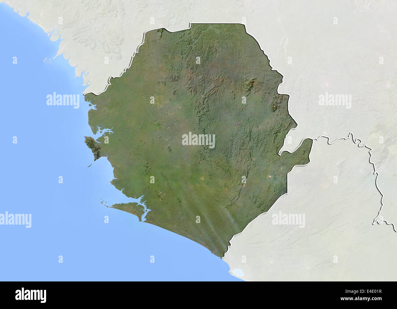 Freetown sierra leone aerial hi-res stock photography and images - Alamy