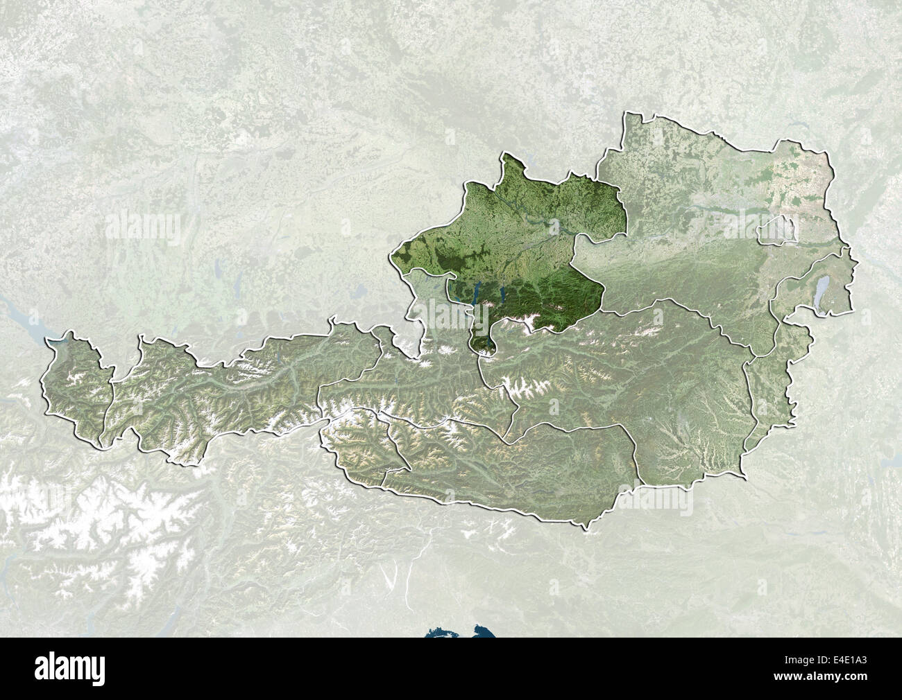 Map of linz hi-res stock photography and images - Alamy