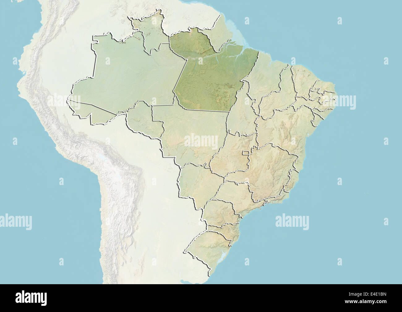 Map Of Brazil Amazon River High Resolution Stock Photography And Images Alamy