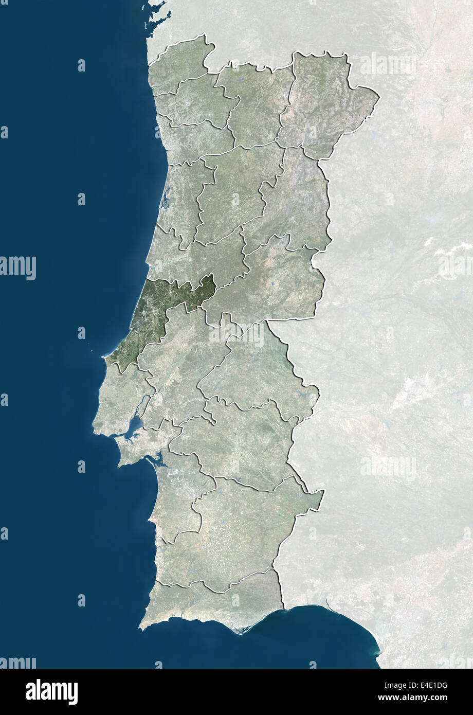 Leiria portugal map hires stock photography and images Alamy