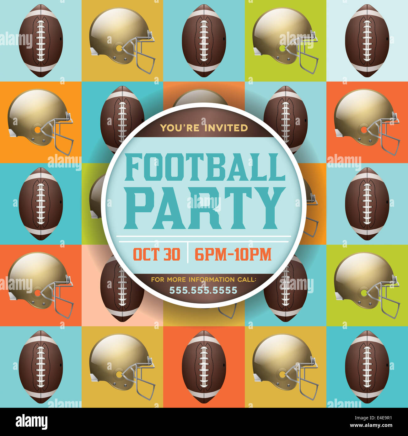 a flyer design perfect for tailgate parties football invites etc flyer invites