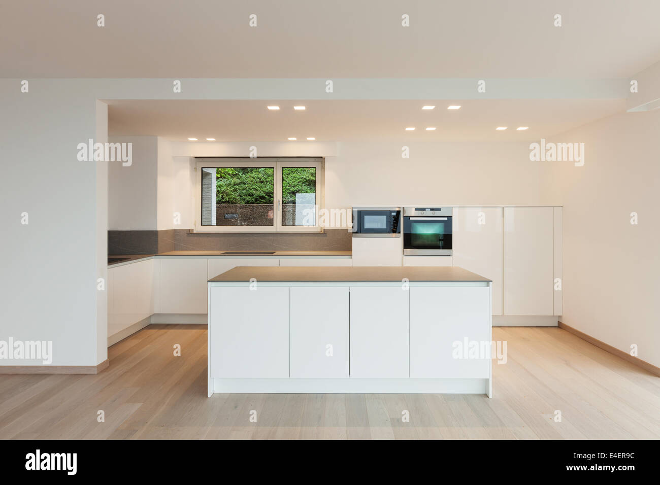 beautiful new apartment, interior, modern kitchen Stock Photo - Alamy