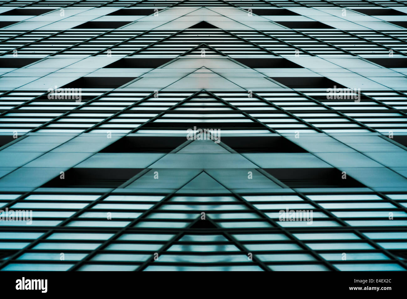 Abstract exterior space. Futuristic architecture. Stock Photo
