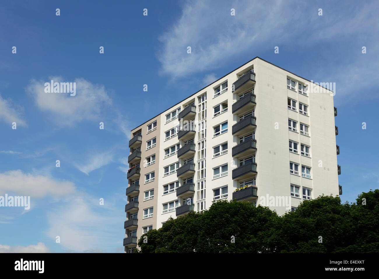 St Annes high rise flats in Chester city centre UK Stock Photo