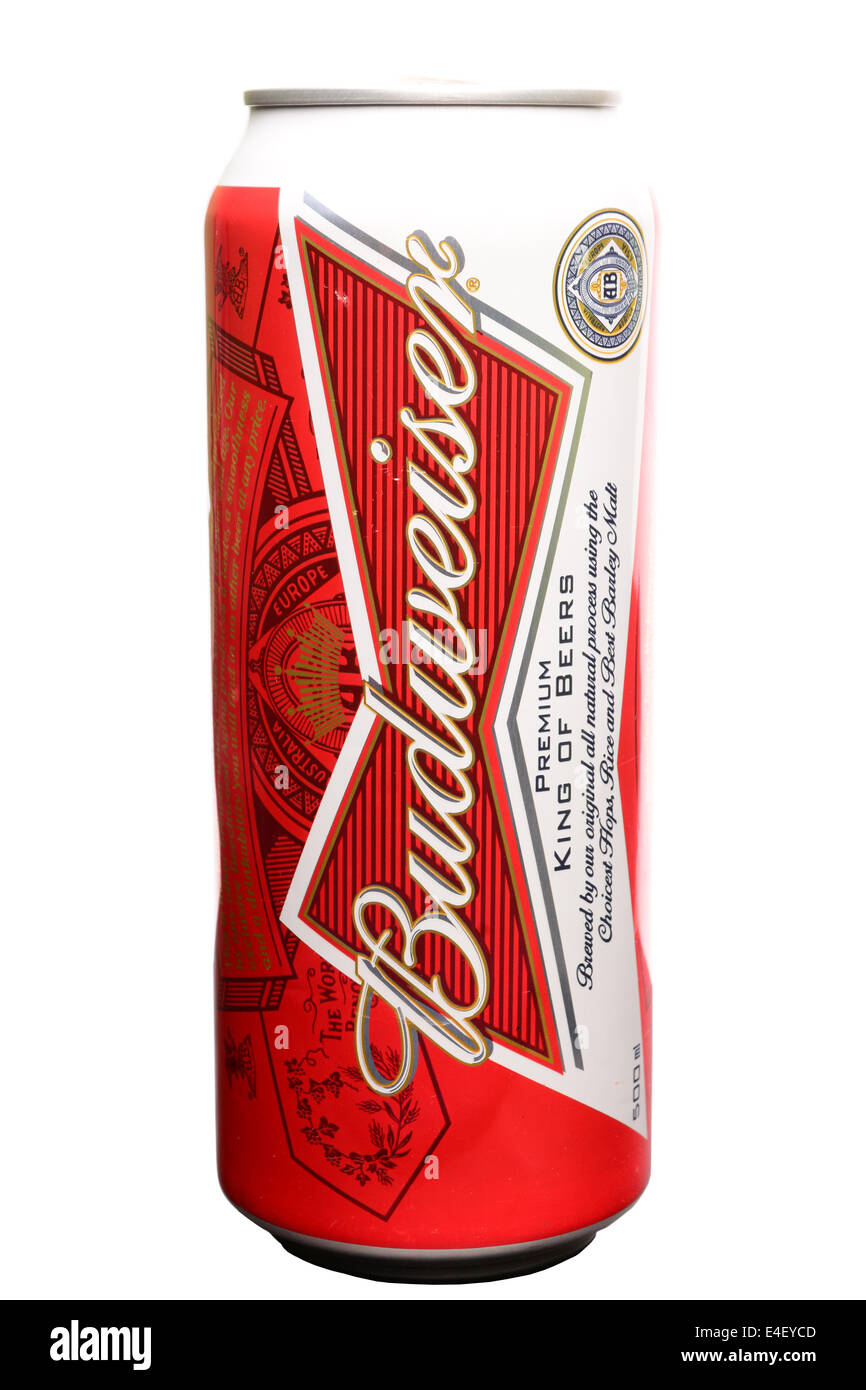 Budweiser beer can hi-res stock photography and images - Alamy