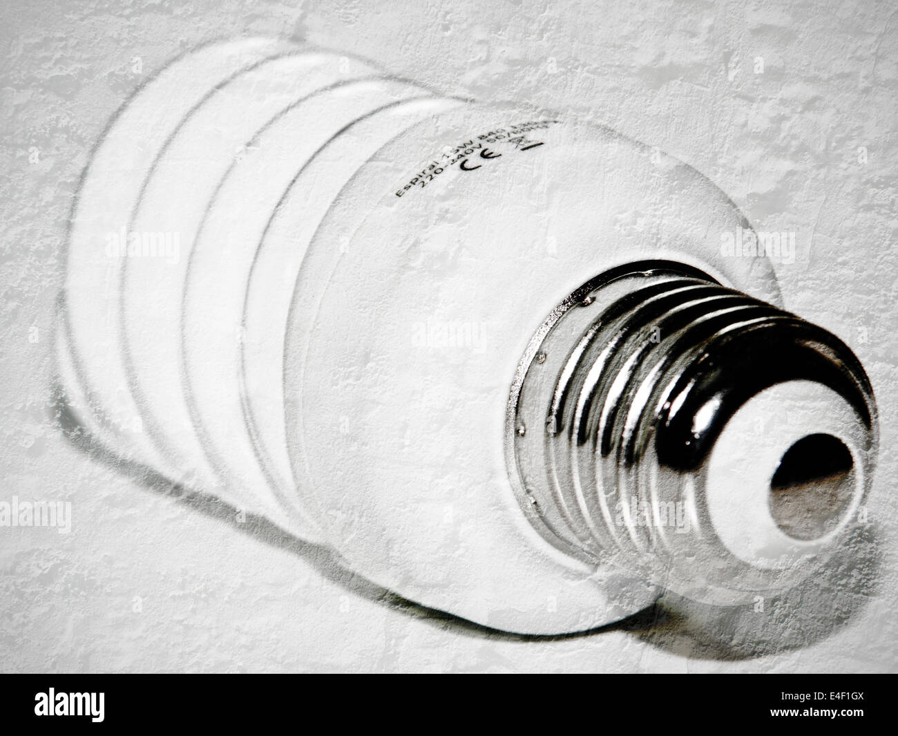 energy saving fluorescent light bulb Stock Photo - Alamy