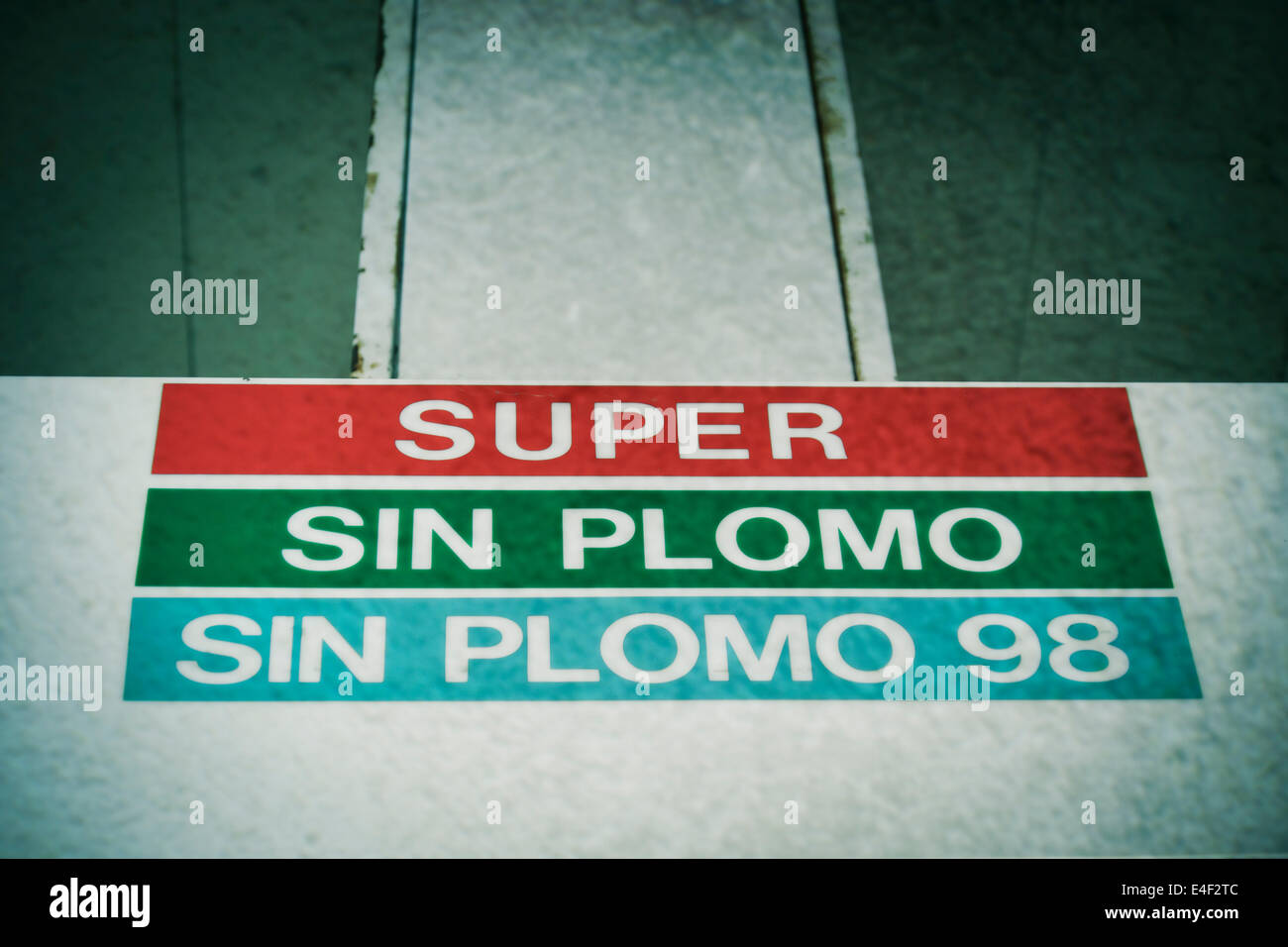 Legend Fuel Pump in Spain Stock Photo Alamy