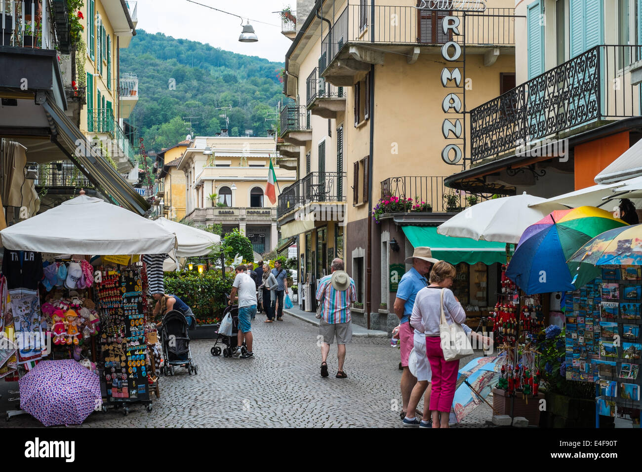 Via Principe Tomaso In Stresa Lake Maggiore Italy Stock Photo Alamy