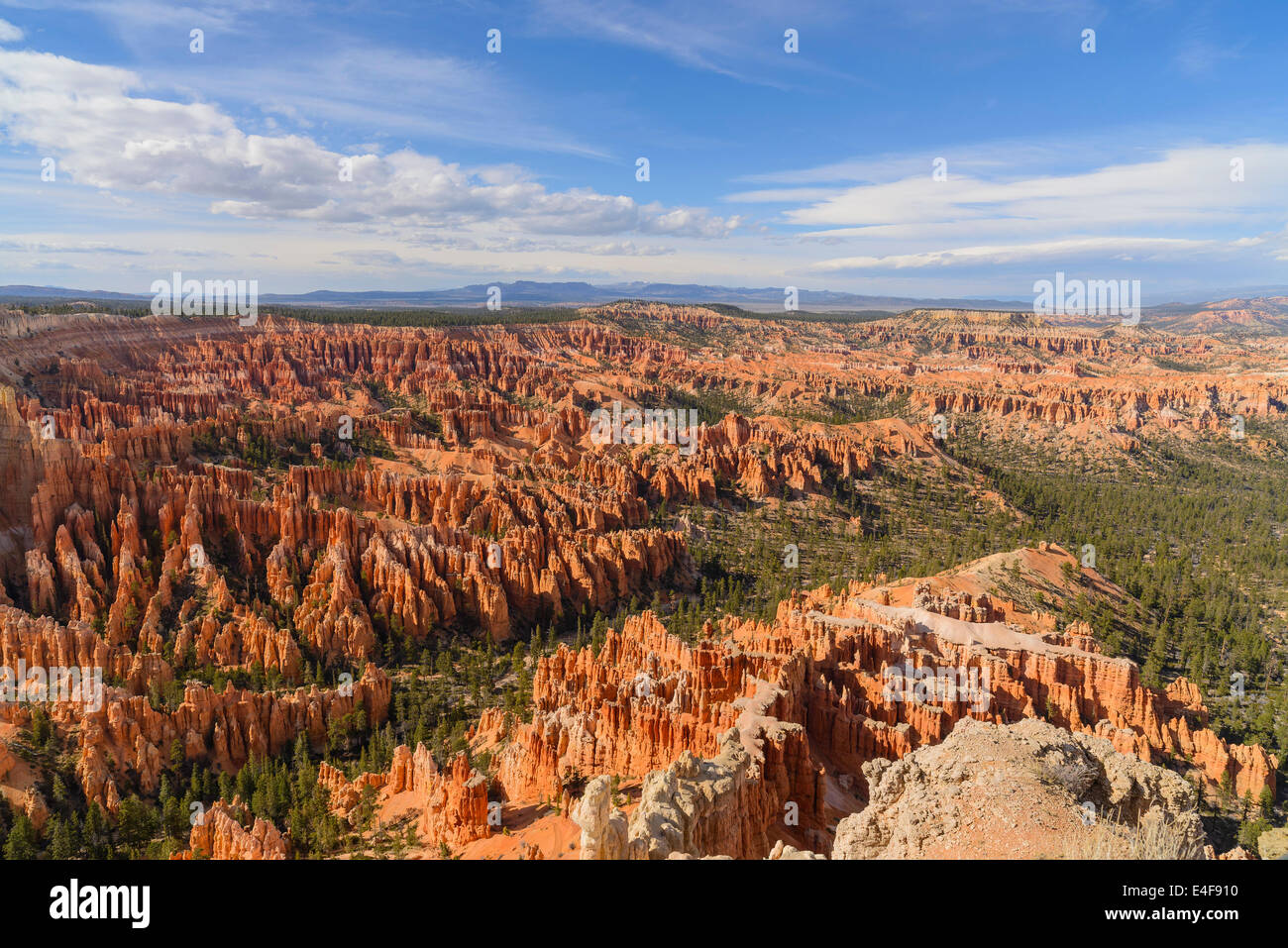 Bryce Canyon from Bryce Point, Bryce Canyon National Park, Utah, USA Stock Photo