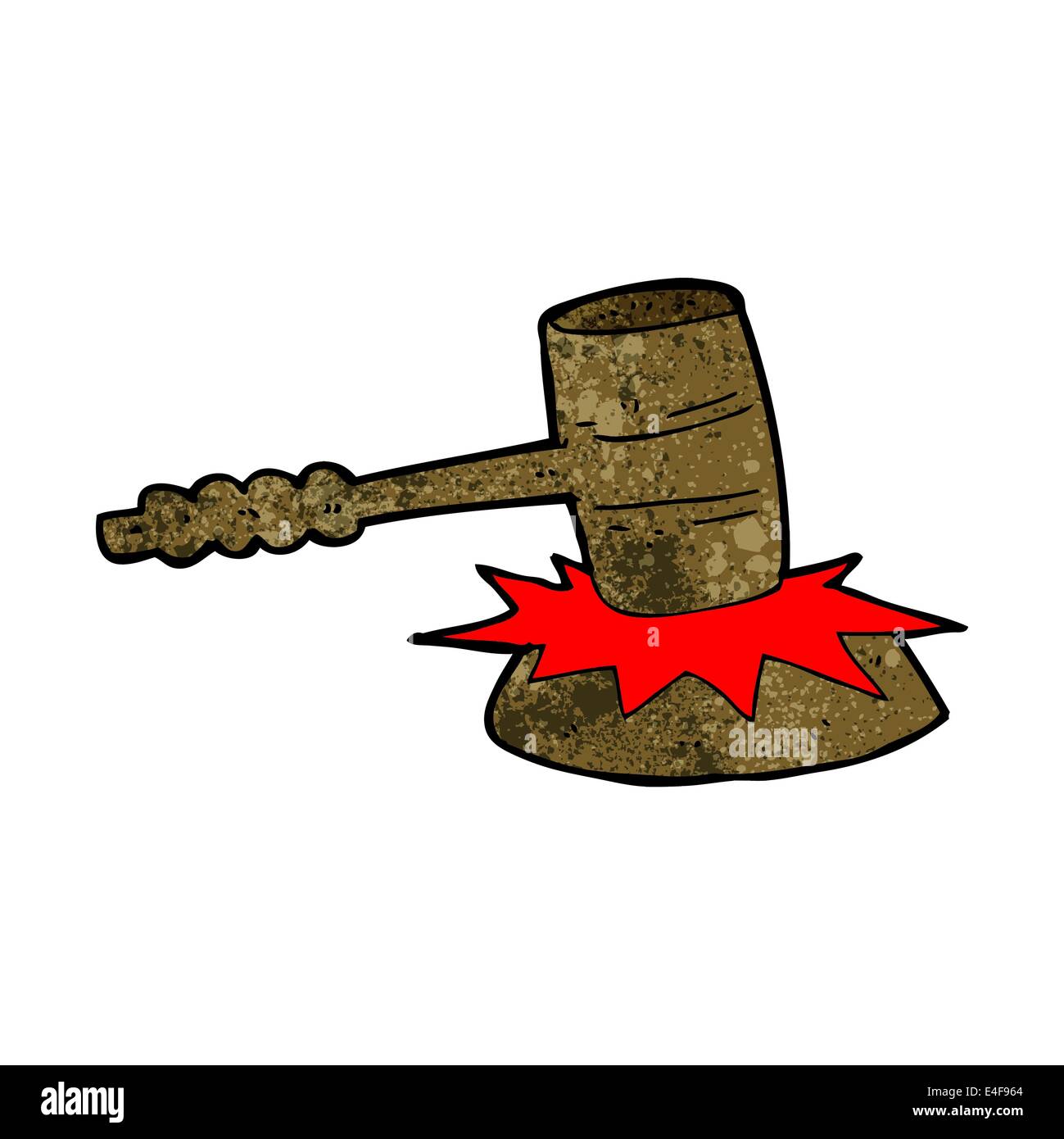cartoon gavel banging Stock Vector Image & Art Alamy