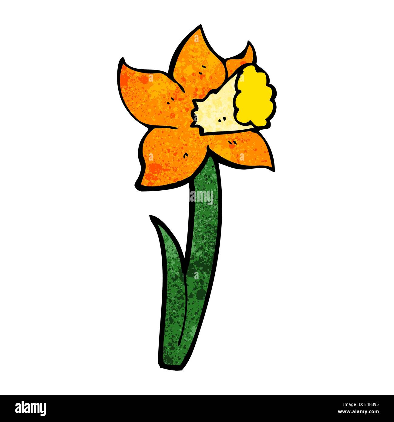 cartoon daffodil Stock Vector Image & Art Alamy
