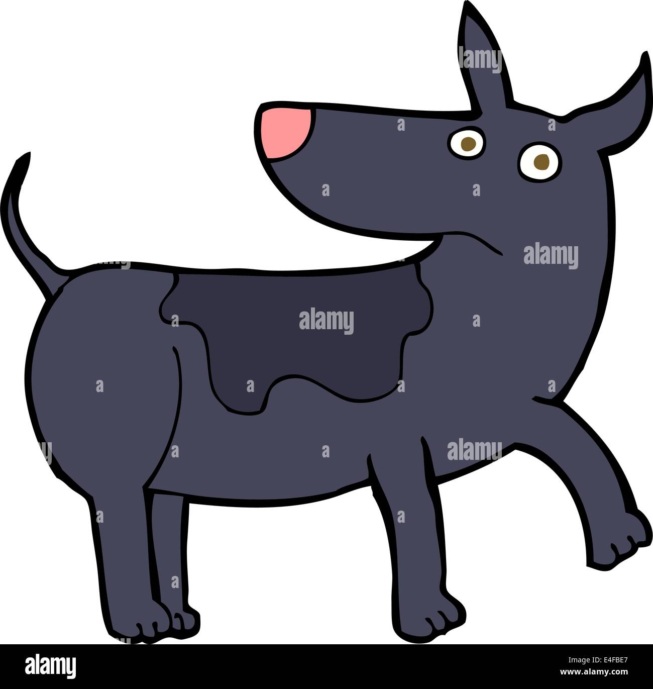 funny cartoon dog Stock Vector Image & Art - Alamy