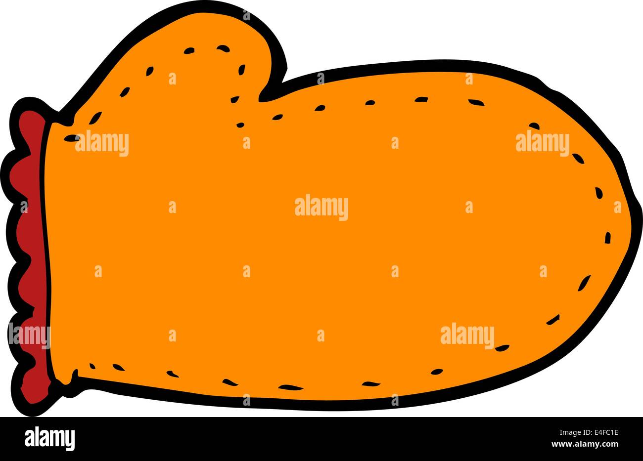 cartoon oven glove Stock Vector Image & Art Alamy