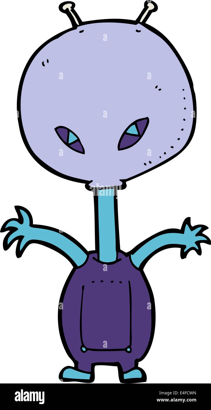 cartoon space alien Stock Vector Image & Art Alamy