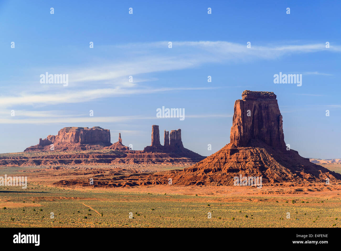 Monument Valley from North Window, Arizona, USA Stock Photo
