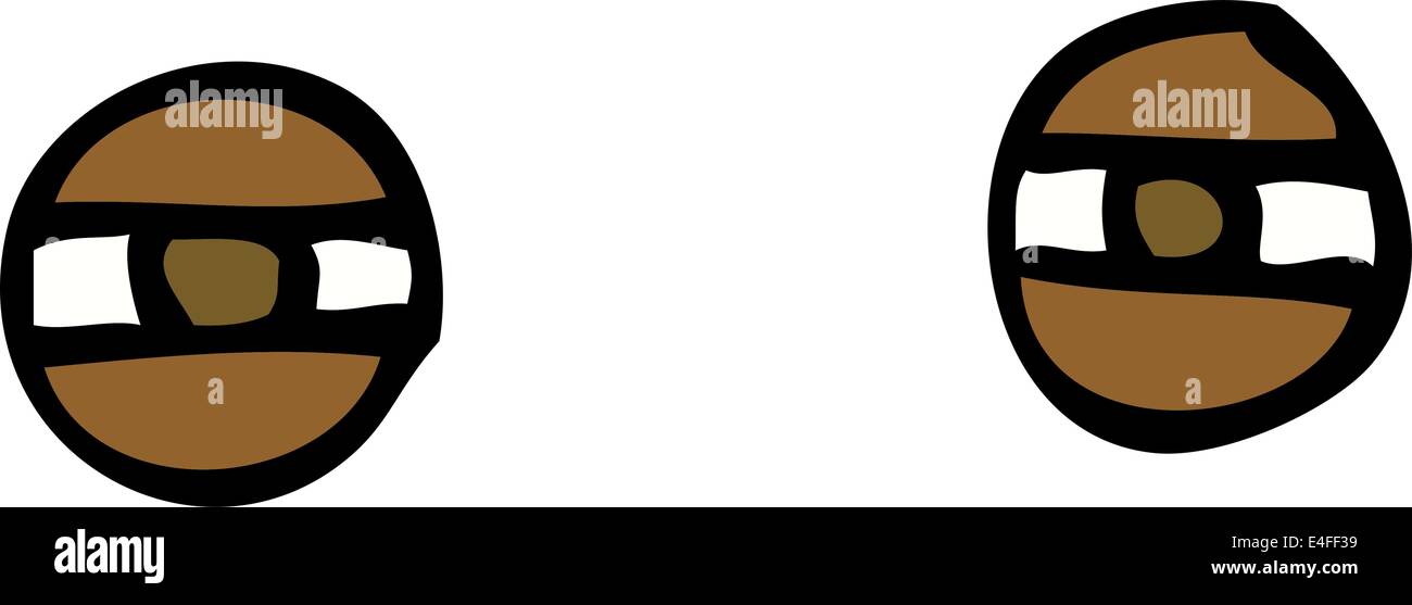 cartoon narrowed eyes Stock Vector Image & Art Alamy