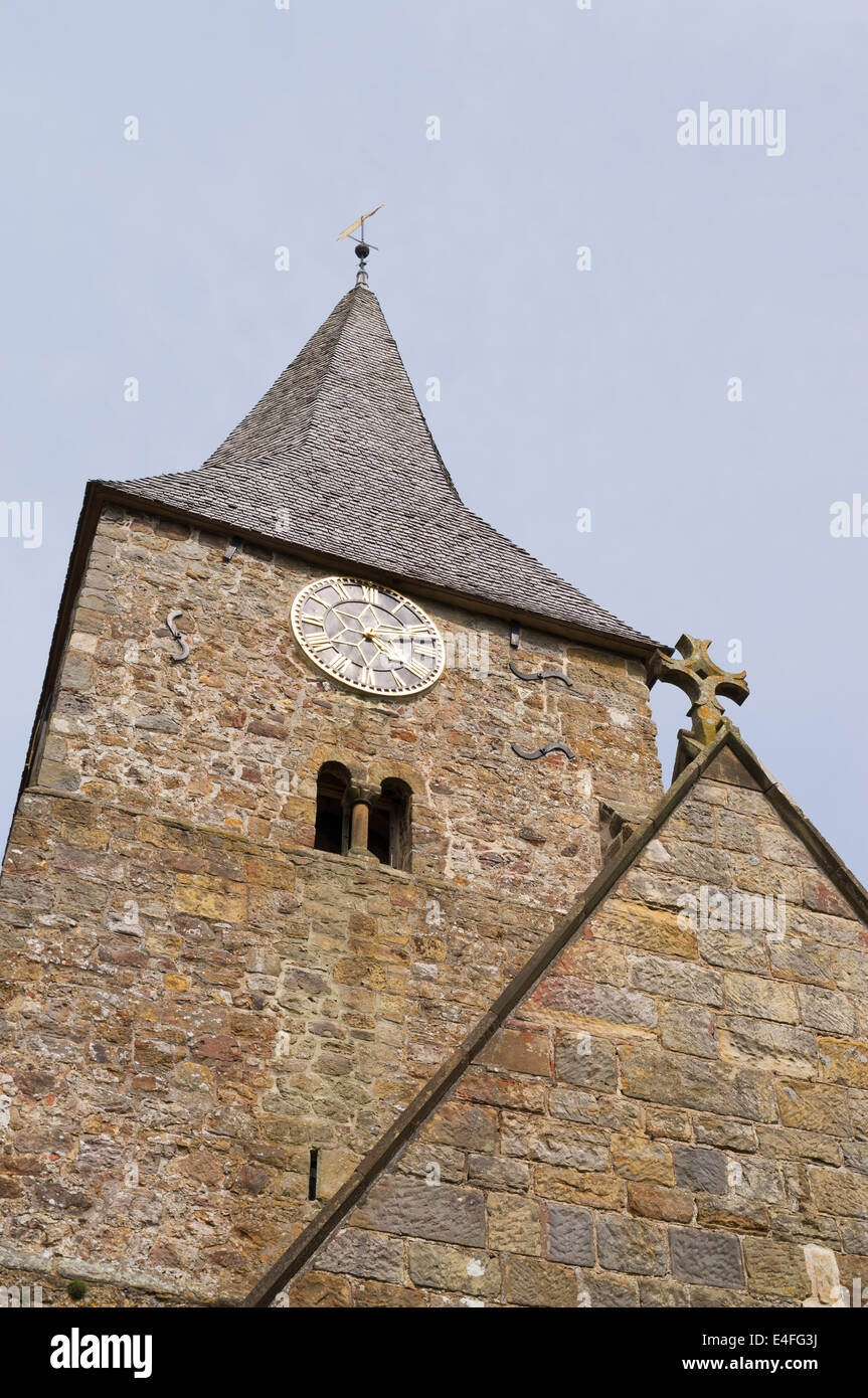 St Bartholomew's church tower Burwash East Sussex, England UK Stock