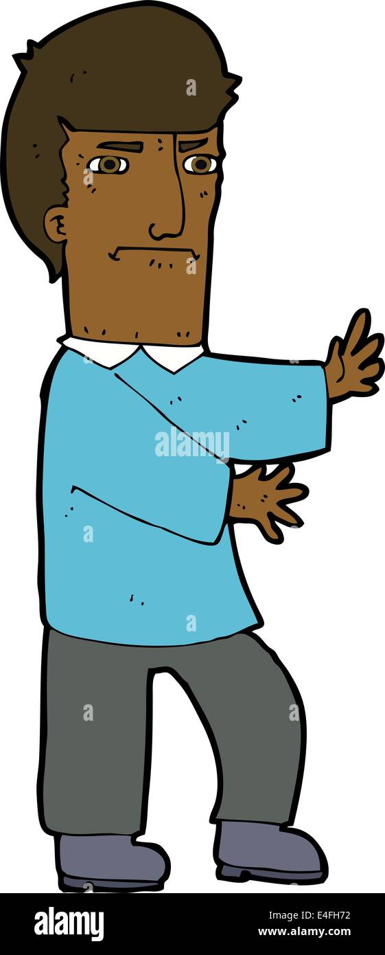 cartoon grumpy man Stock Vector Image &amp; Art - Alamy