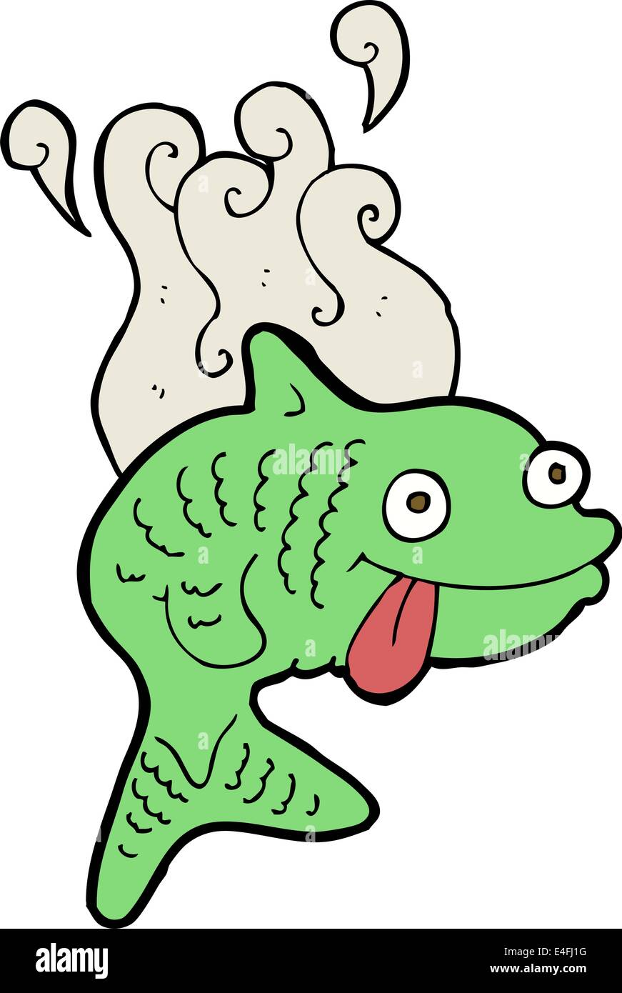cartoon smelly fish Stock Vector Image & Art - Alamy