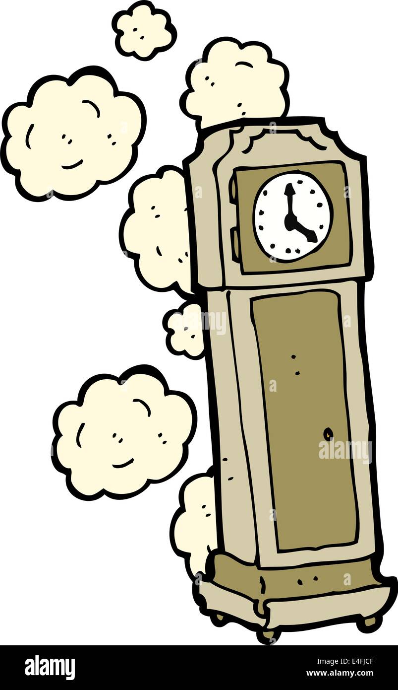 Cartoon Grandfather Clock High Resolution Stock Photography and Images