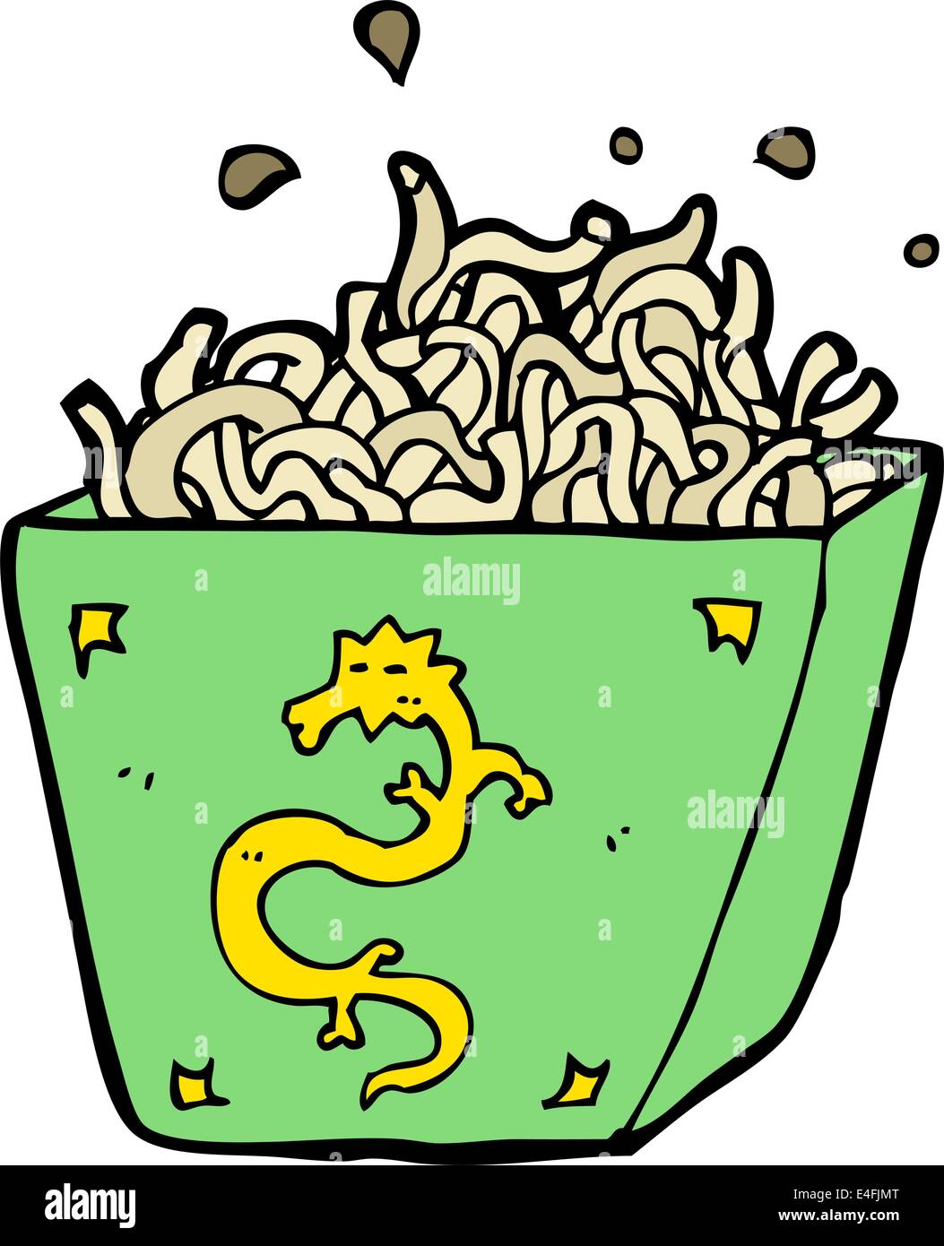 cartoon noodle box Stock Vector Image & Art Alamy