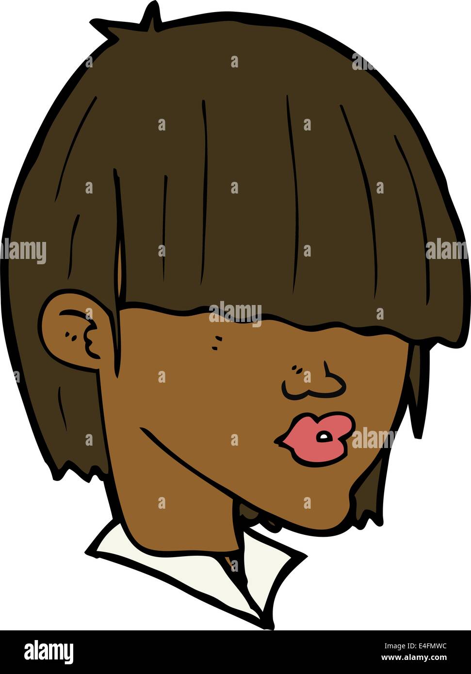 cartoon fashion haircut Stock Vector Image & Art - Alamy