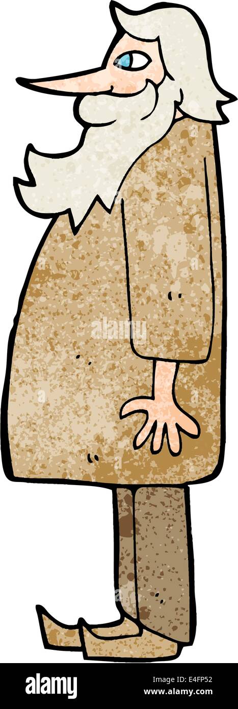 cartoon bearded old man Stock Vector Image & Art - Alamy
