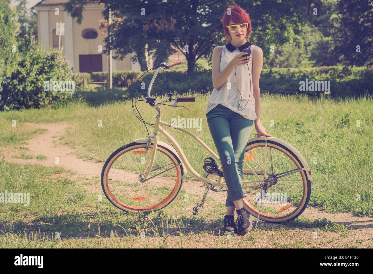 vintage girl bike