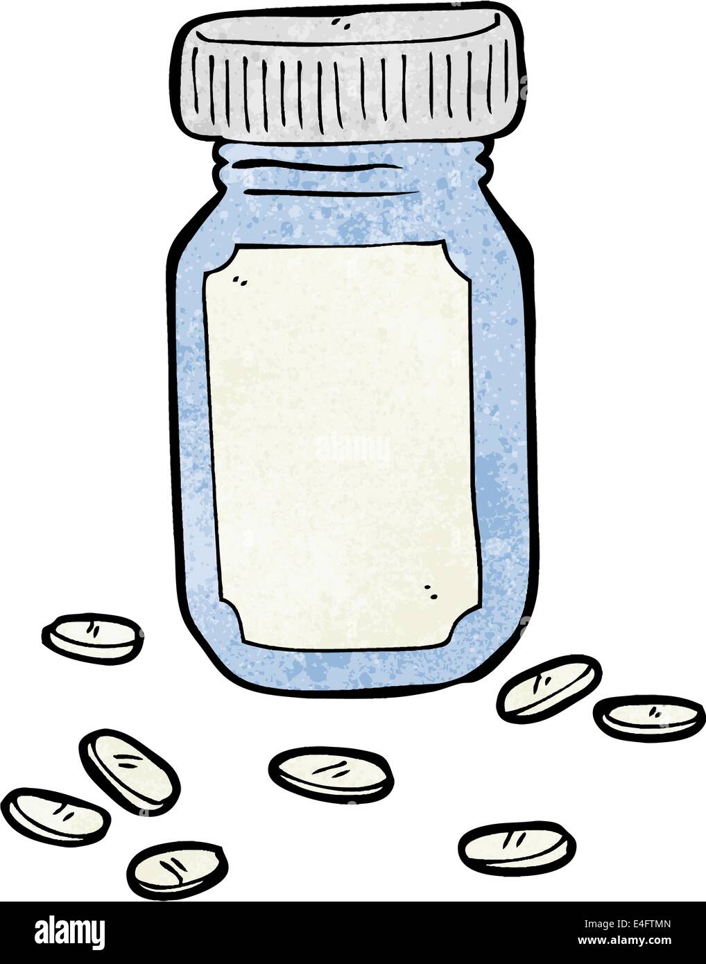 cartoon jar of pills Stock Vector Image & Art Alamy