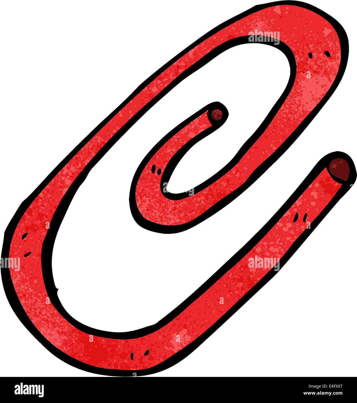cartoon red paperclip Stock Vector Image & Art Alamy