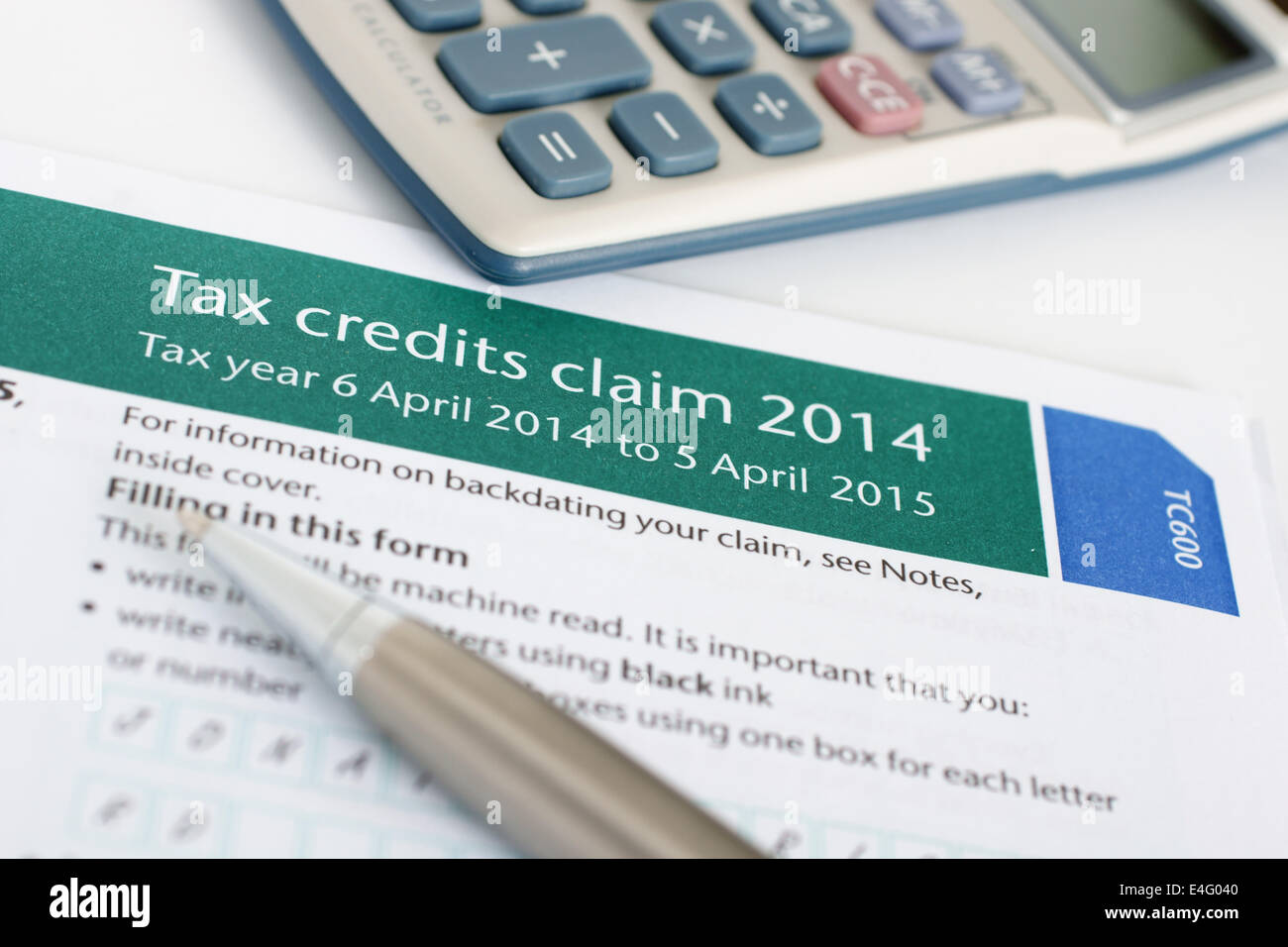 tax credit form tc600