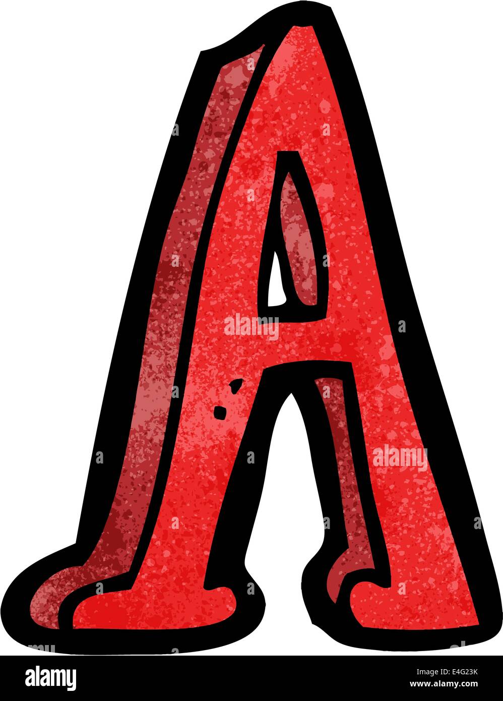 cartoon letter A Stock Vector Image & Art - Alamy