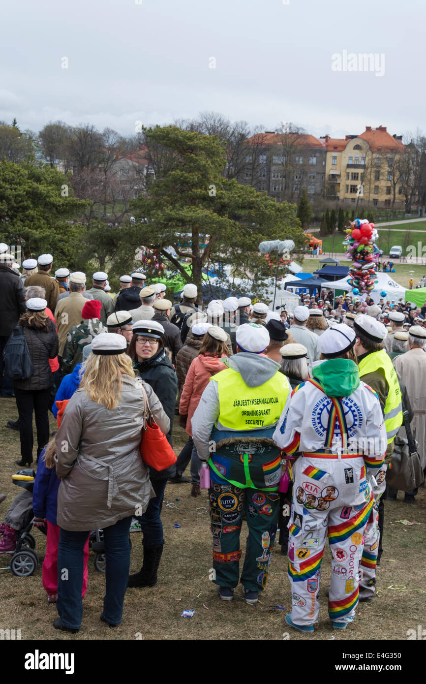 Traditional May Day Celebration in Helsinki Finland Stock Photo Alamy