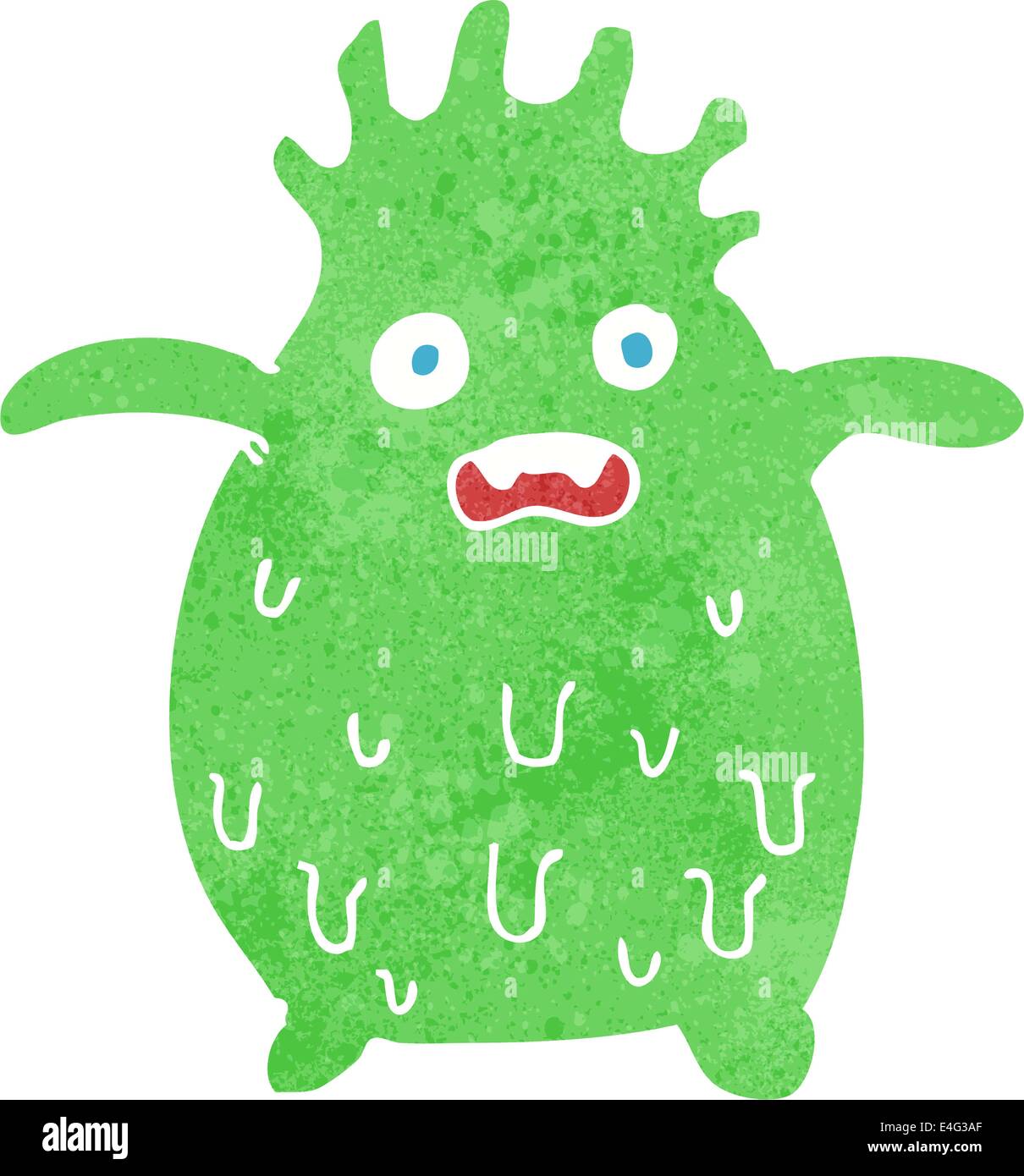 cartoon funny slime monster Stock Vector Image & Art - Alamy