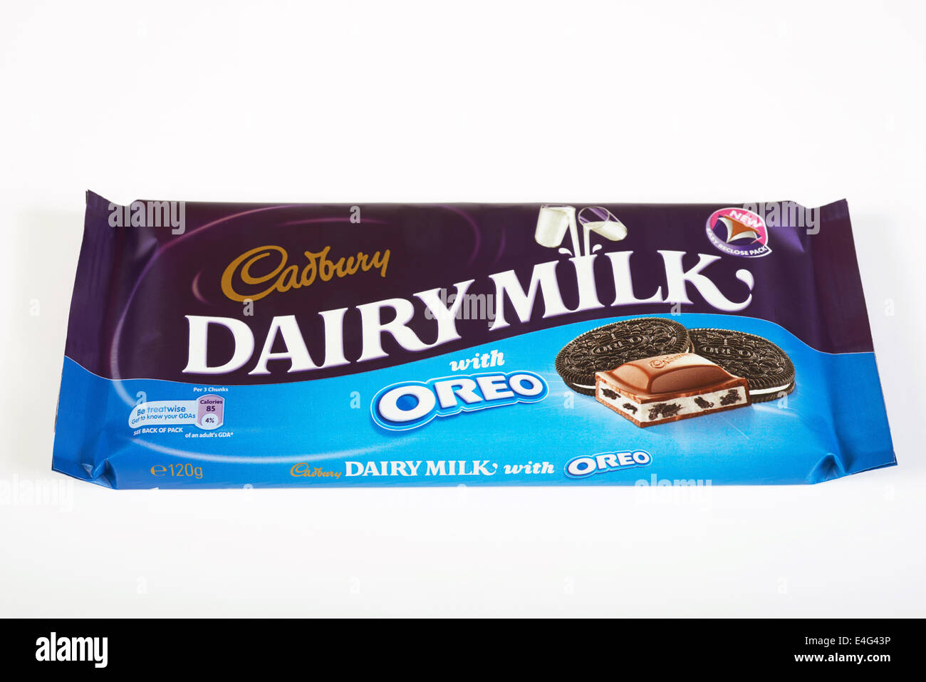 Cadbury Dairy Milk chocolate with Oreo Stock Photo