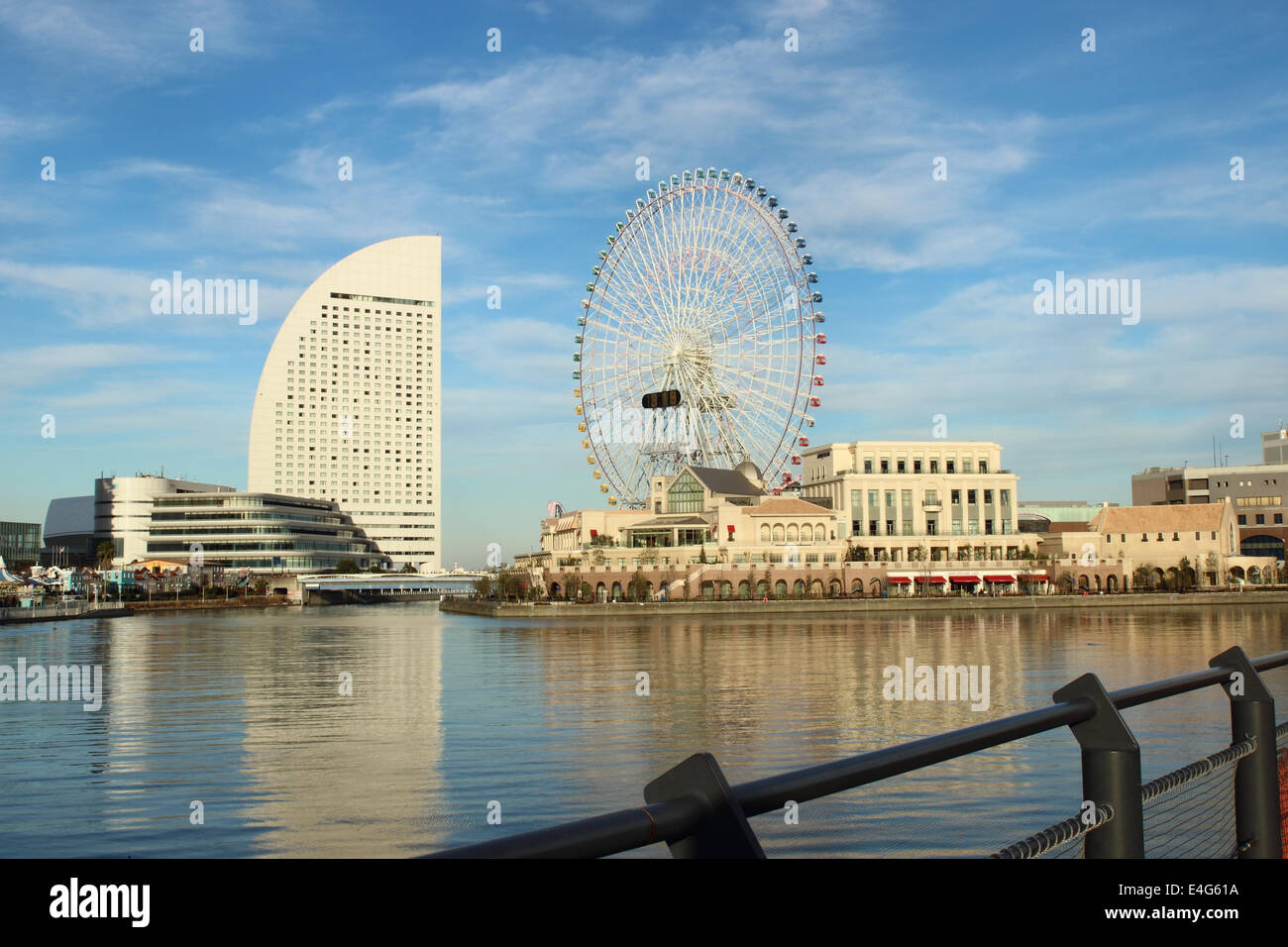 Japan landscape at Yokohama city , Japan Stock Photo