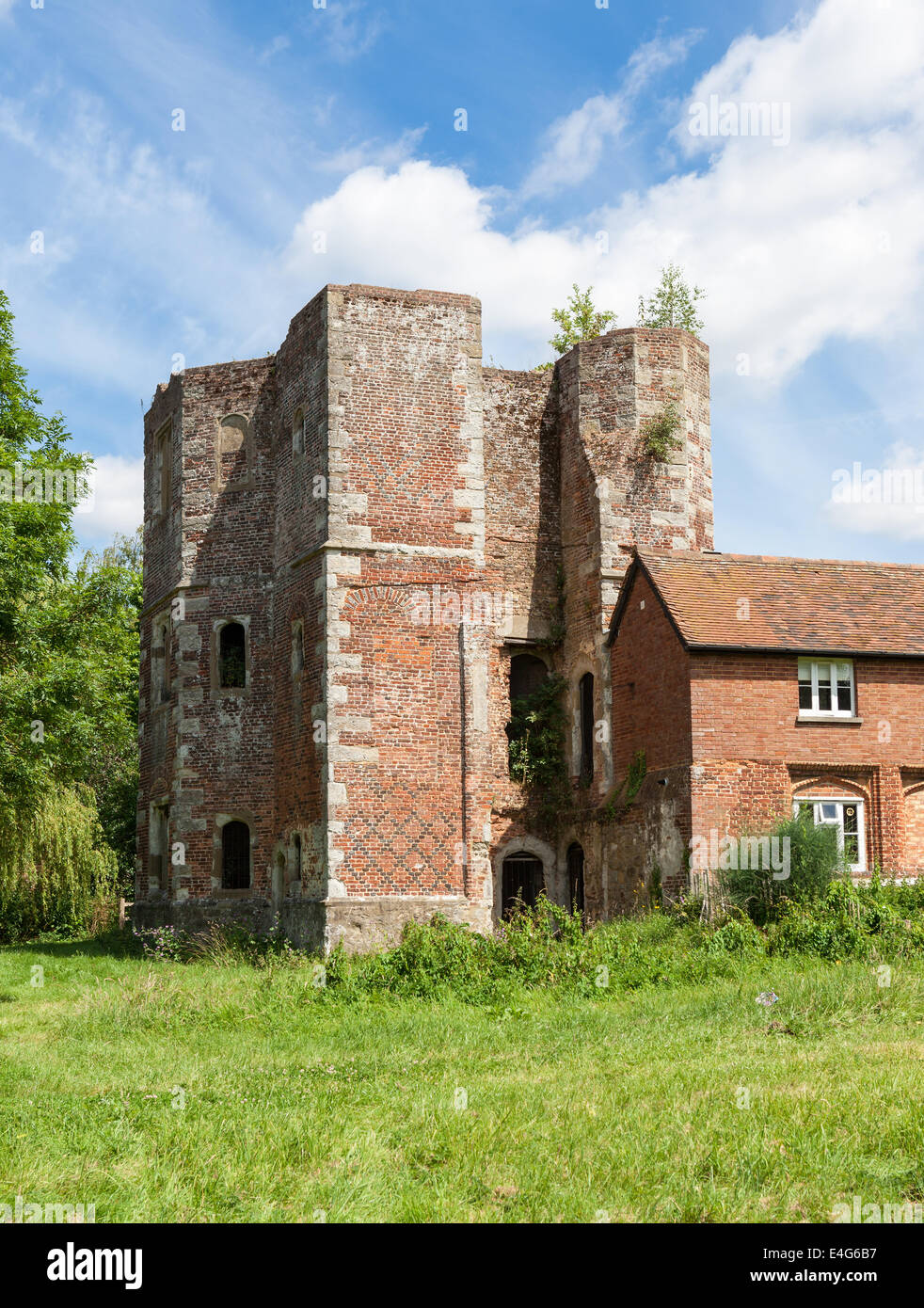 The ruins of Otford Palace, Kent, England, UK. Stock Photo