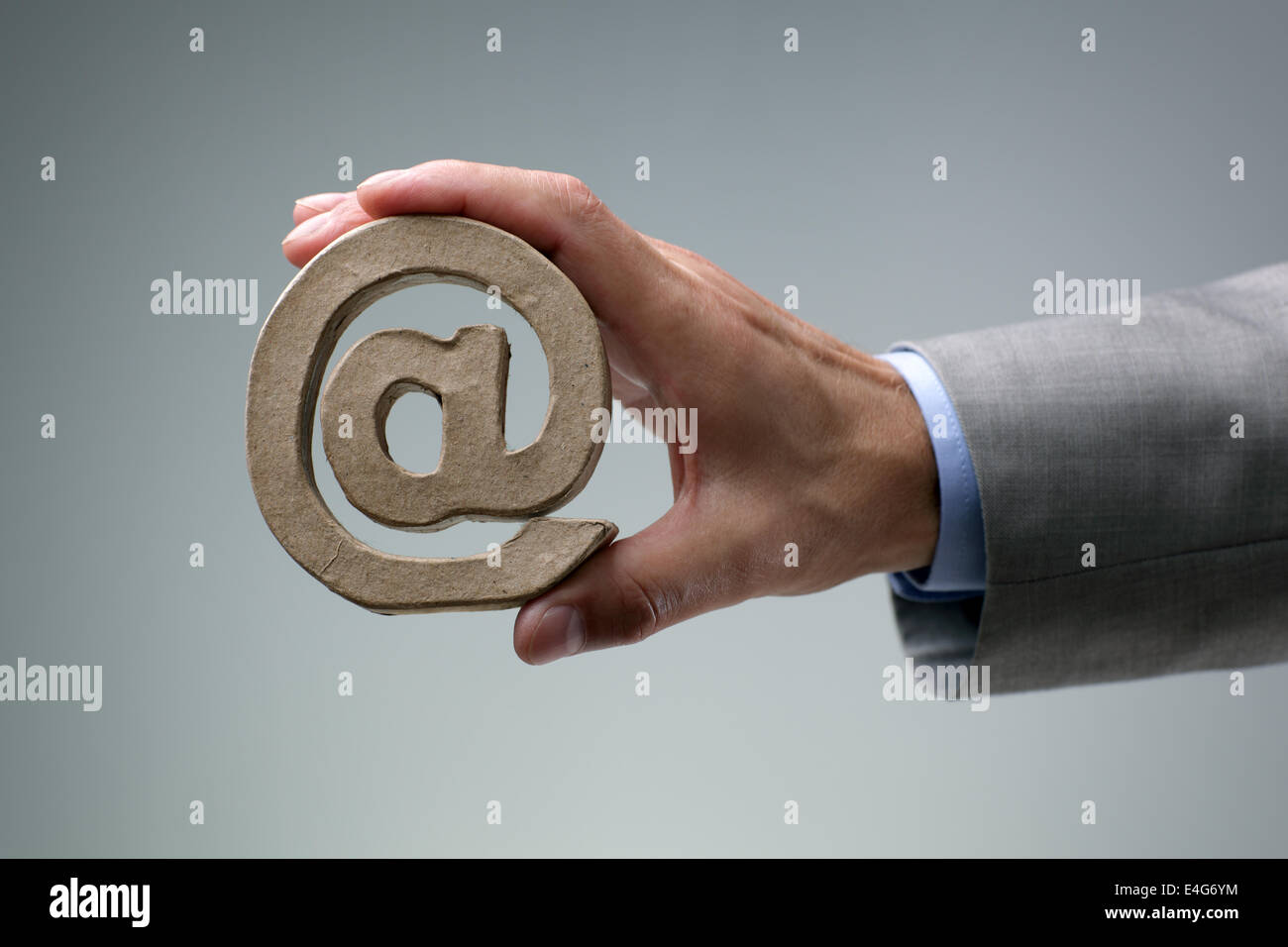 E-mail @ symbol Stock Photo - Alamy