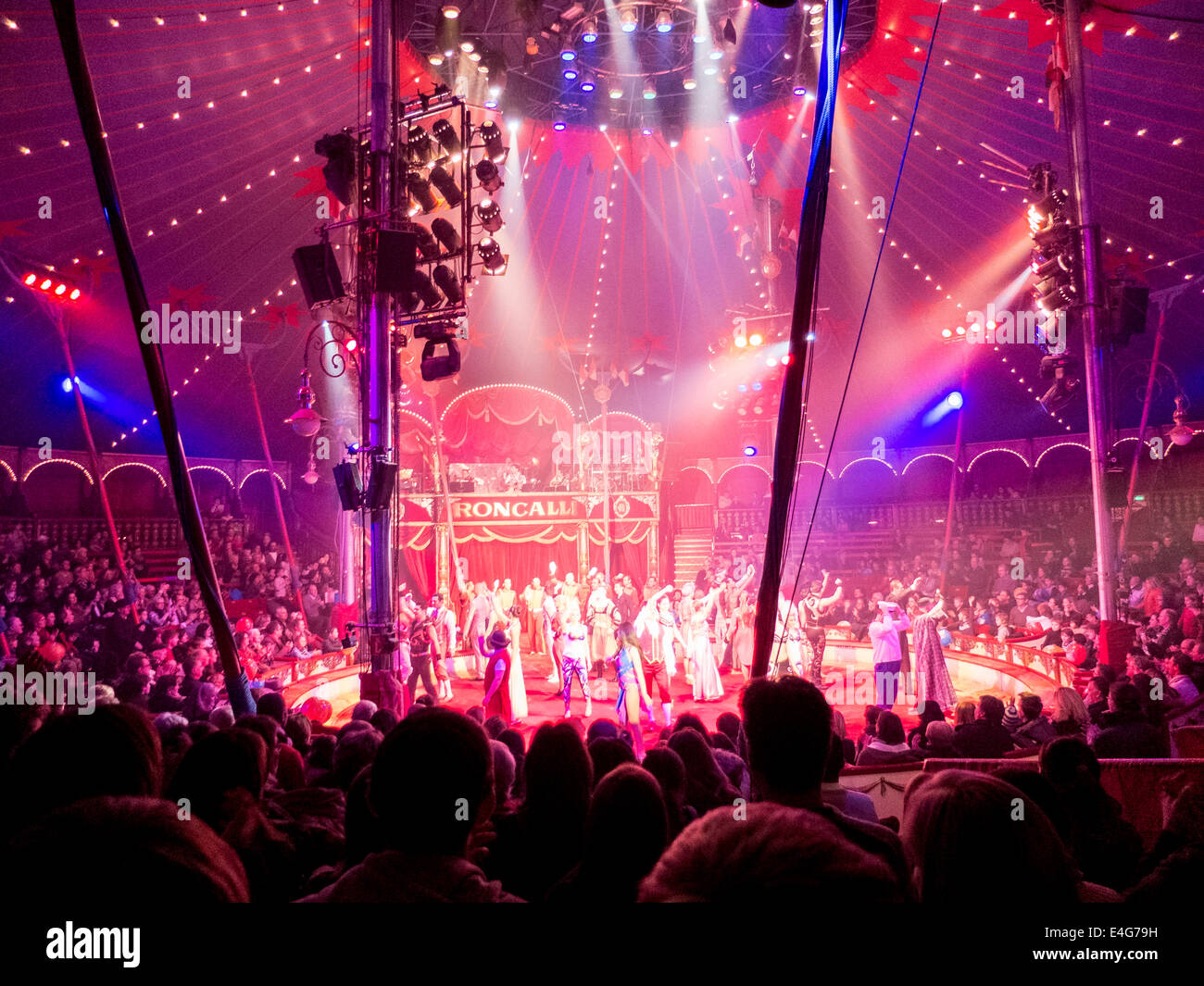Circus tent interior hi-res stock photography and images - Alamy
