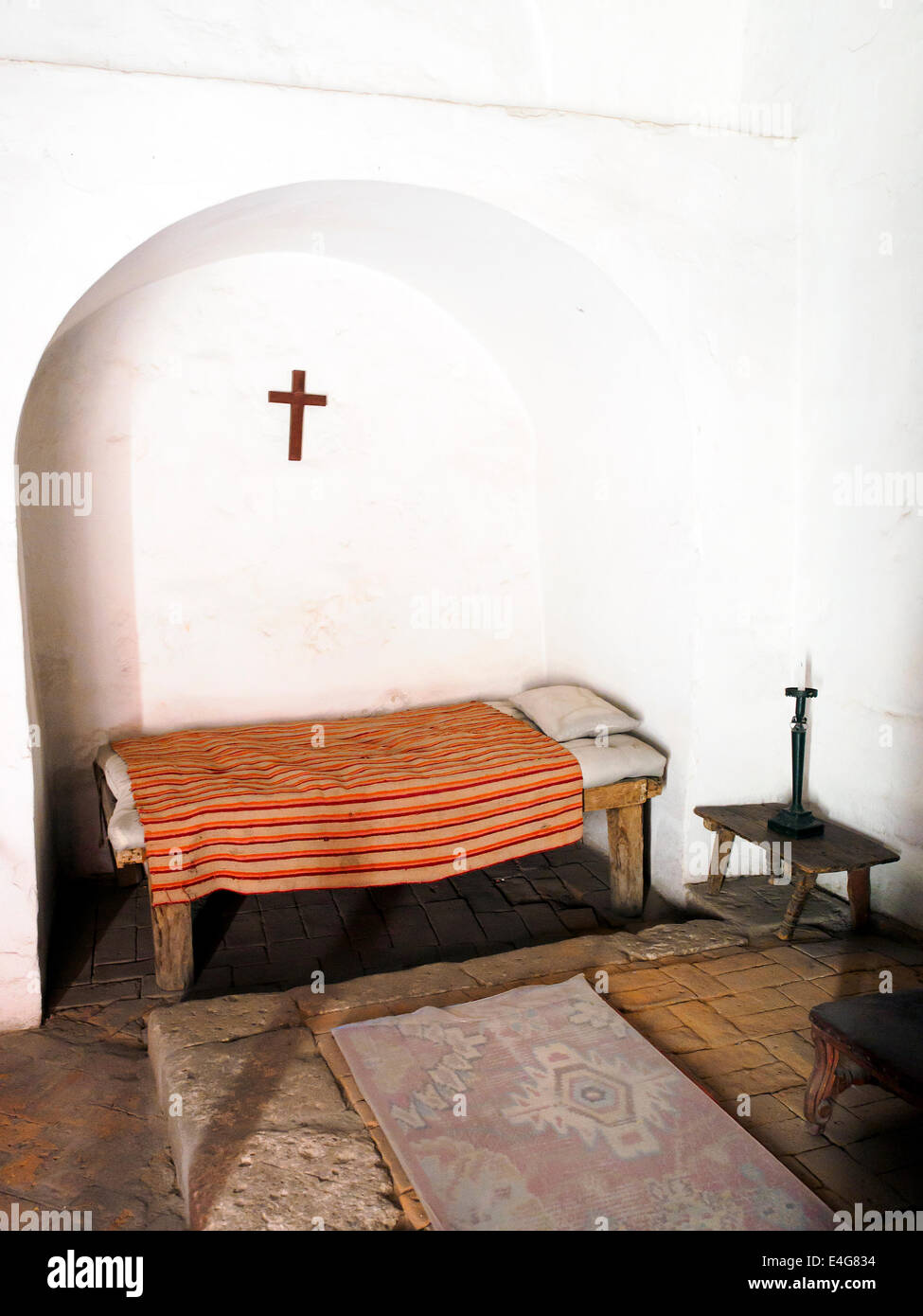 Bedroom in Santa Catalina Monastery - Arequipa, Peru Stock Photo