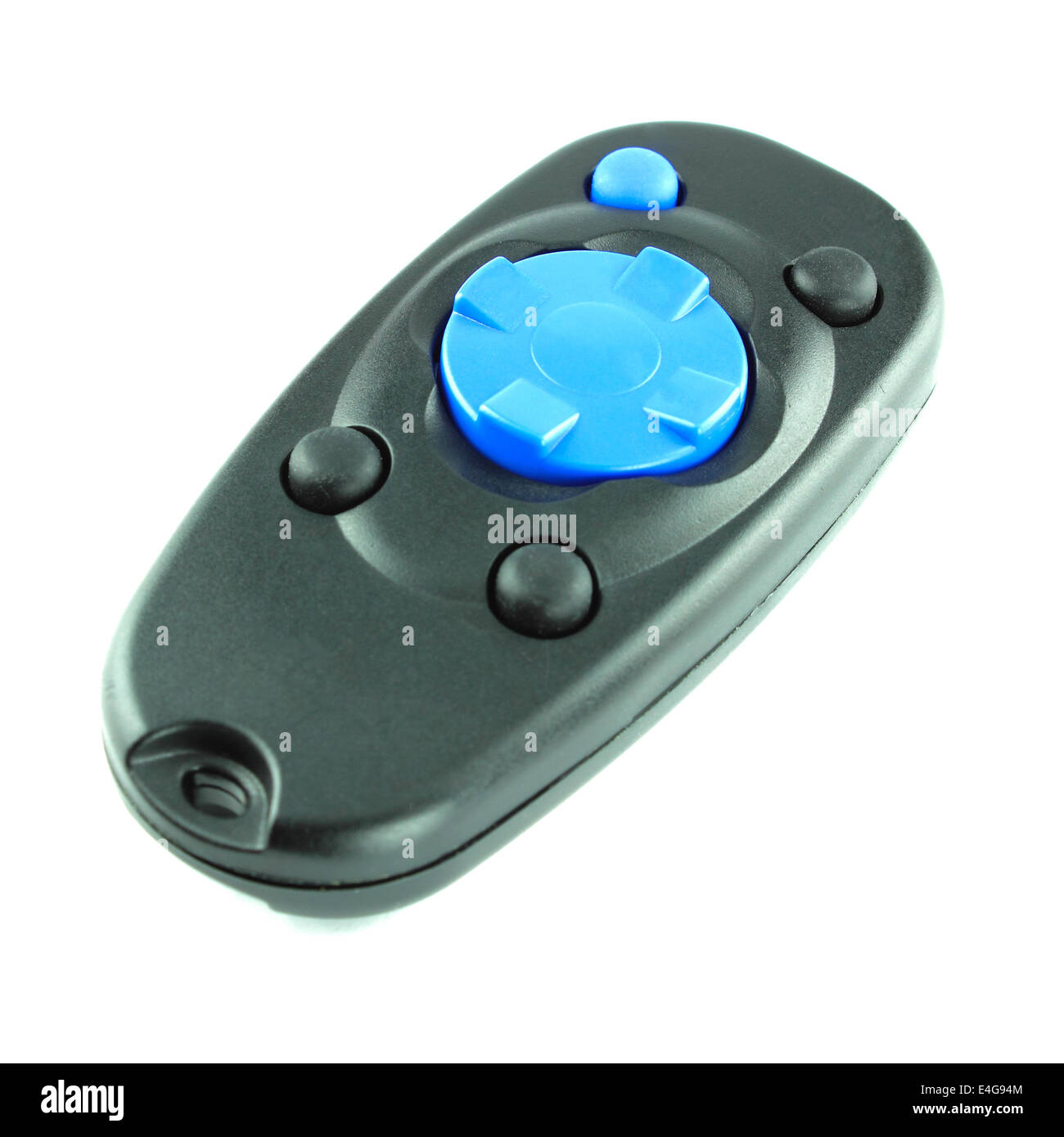 Car audio remote control on a white background Stock Photo Alamy