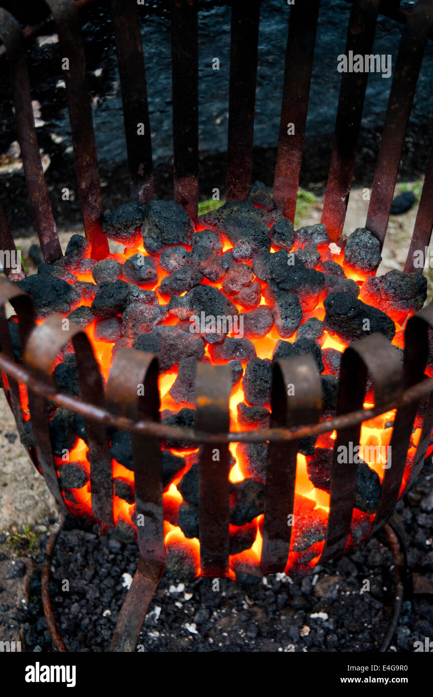 Cooking Charcoal Brazier High Resolution Stock Photography and Images