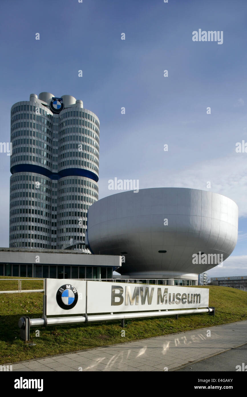 The BMW Headquarters and Museum, Munich, Germany. Stock Photo