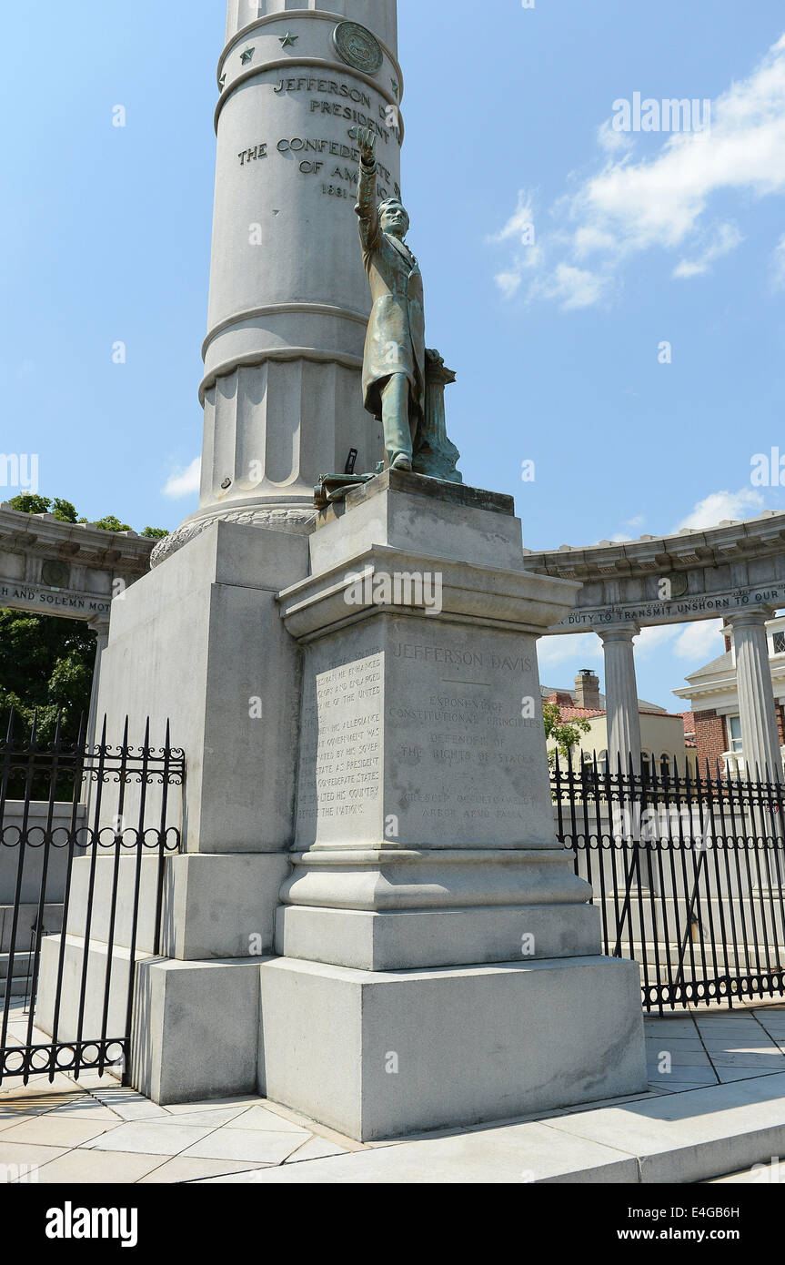 Richmond, VIRGINIA, USA. 7th July, 2014. 20140707 The Jefferson Davis