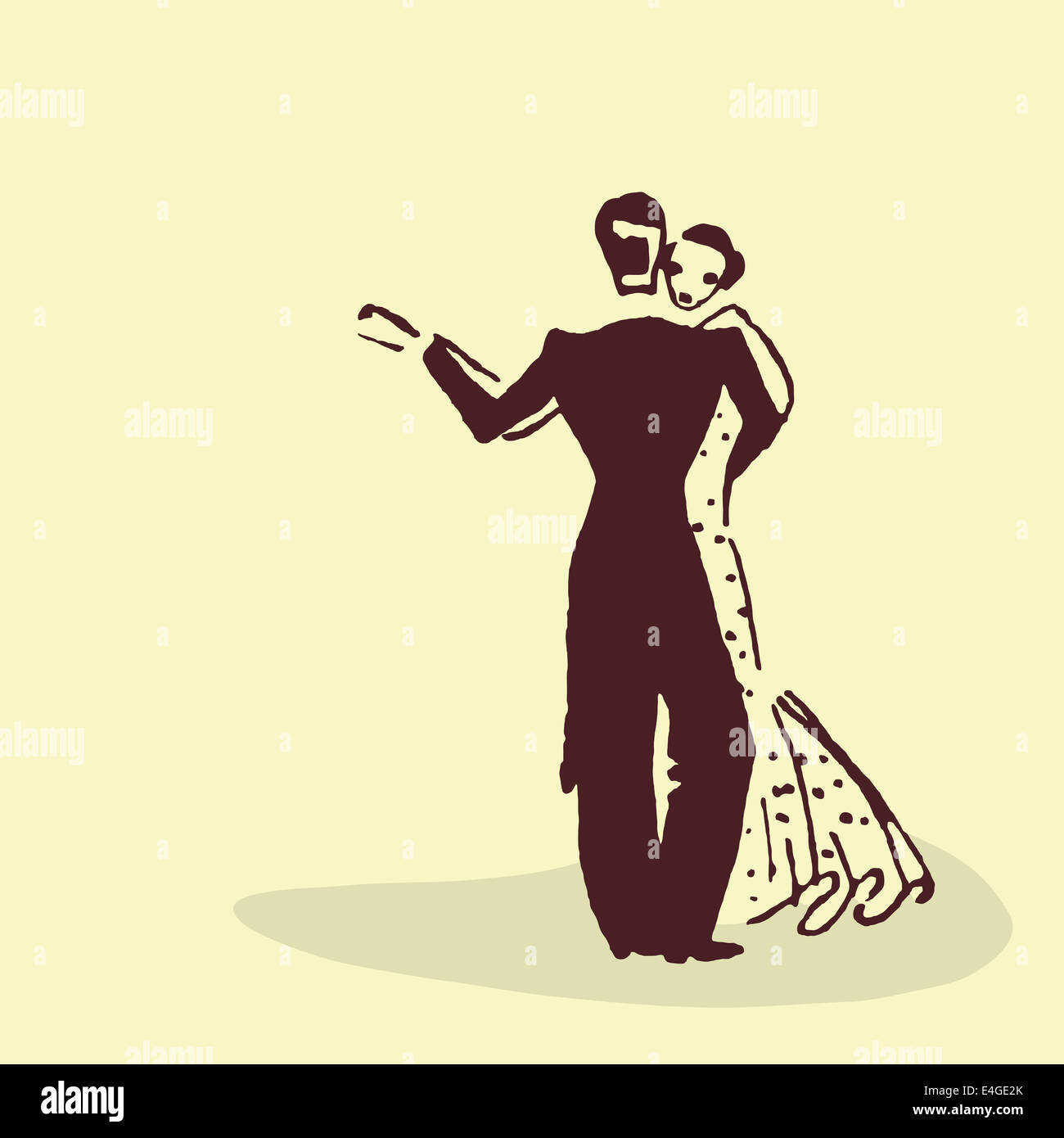 Couple dancing rock roll music hi-res stock photography and images - Alamy
