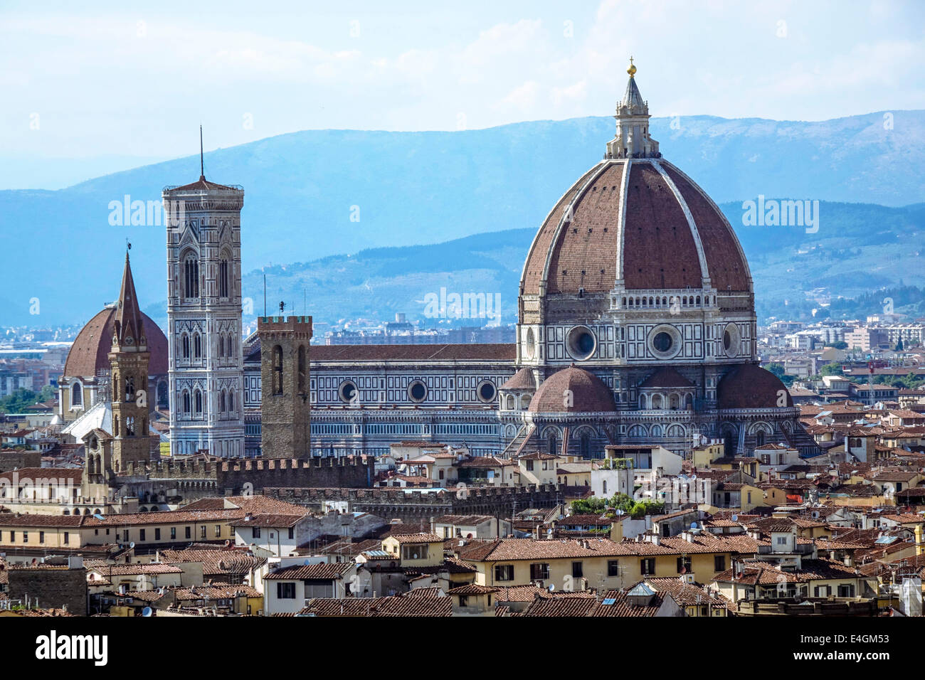 Cityscape with the Duomo, Florence, Tuscany, Italy, Europe Stock Photo