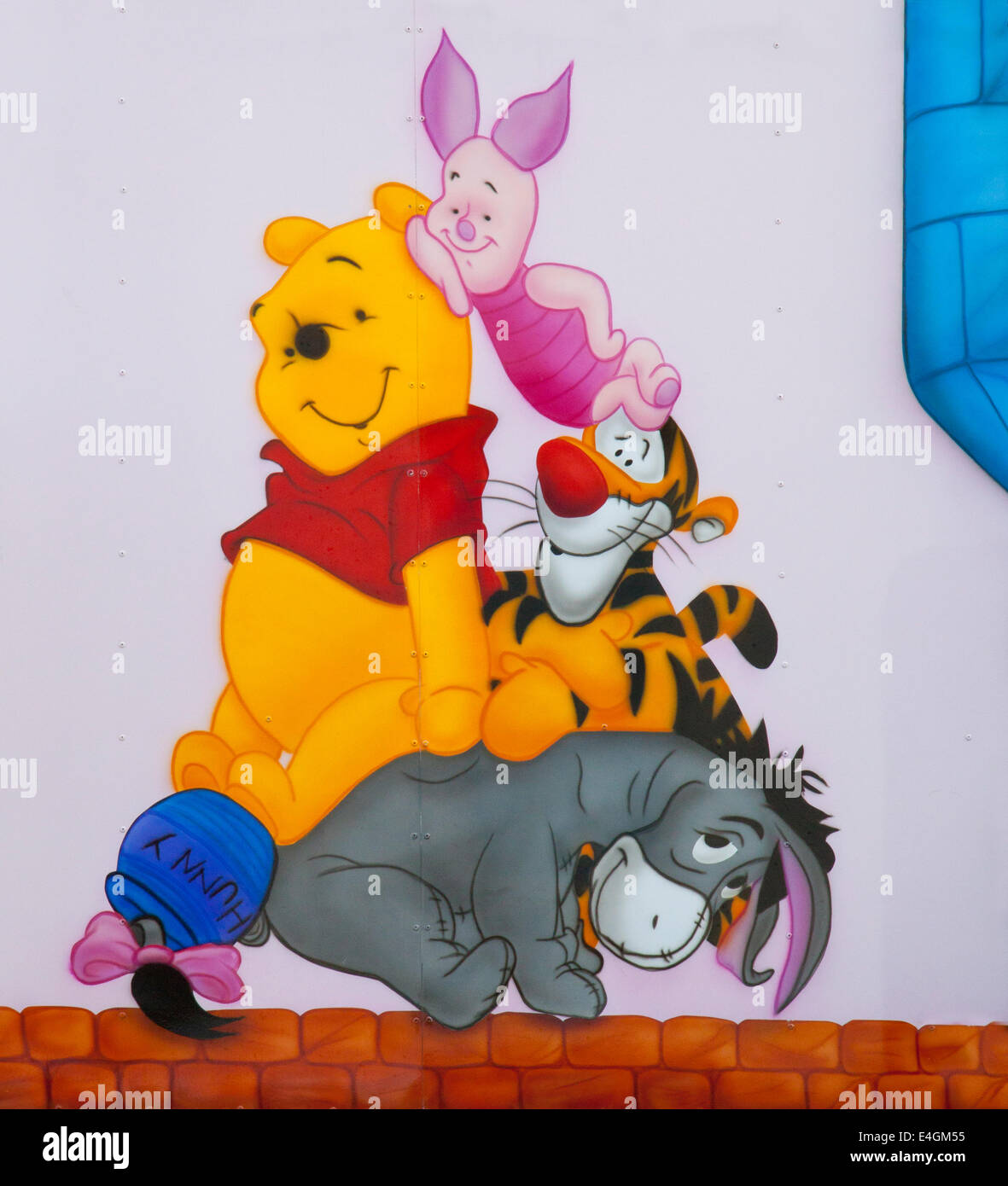 Winnie the Pooh ceramic ornamental honey pot Stock Photo - Alamy